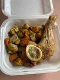 Muslo de Pollo con Verduras al Horno
