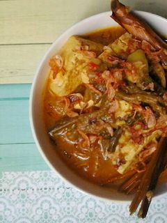 Foto resep Gulai kacang panjang dan tahu