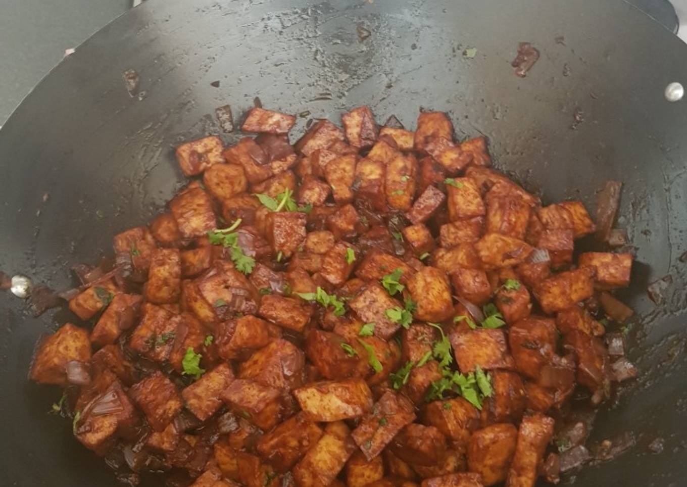 Chilli paneer...