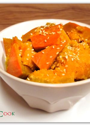 菲姐私房菜-味噌燒南瓜 的食譜成品照片
