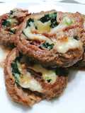 Girelle di carne con prosciutto, formaggio e spinaci