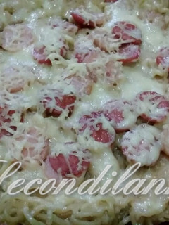Foto resep Pizza Mie Cheese