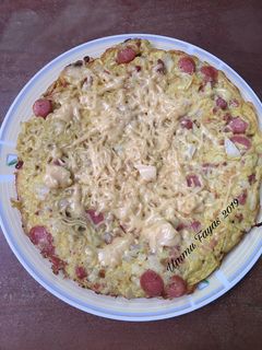 Foto resep Pizza Mie Nasi
