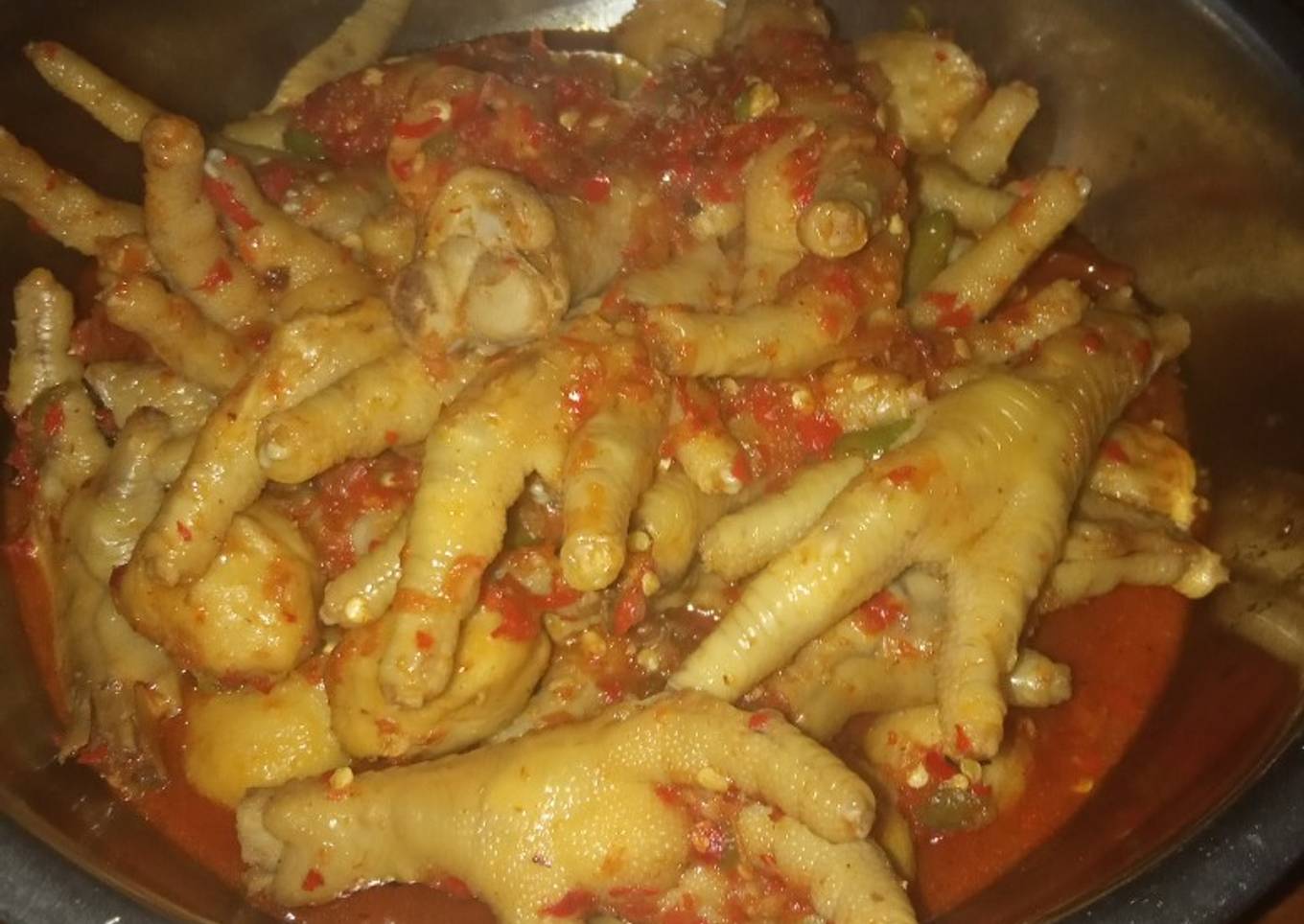 Ceker masak pedas