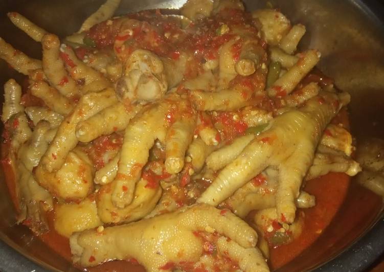 Resep Ceker masak pedas | Rahasia Menyiapkan Ceker masak pedas Anti Gagal