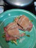 Telera con queso de puerco