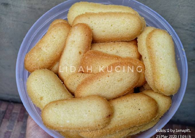 Tutorial Masakan Resep 61* Lidah Kucing (Anti Gagal)