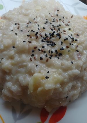 Una foto de Risotto de queso 🧀