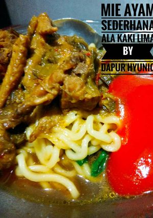 Foto resep Mie ayam ala rumahan (rasa kaki lima)