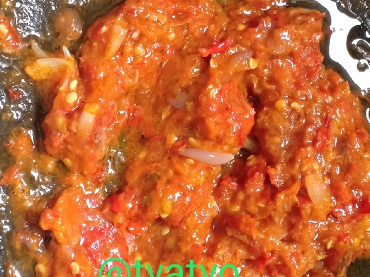 Langkah Mudah untuk Menyiapkan Resep Sambal terasi goreng yang Lezat Anti Ribet, Sempurna