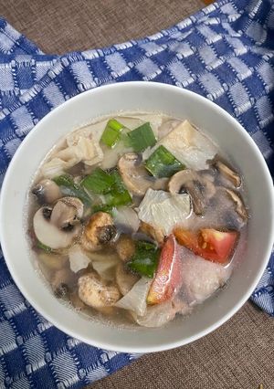 Foto resep Jamur Kancing Kuah Bening
