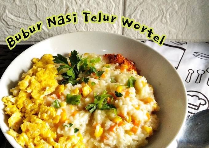 Resep Bubur Nasi Telur Wortel Oleh Ati Dewanthi Cookpad