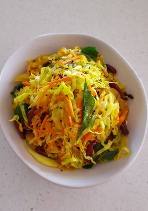 A picture of Malaysian Indian Stir-Fry Cabbage.