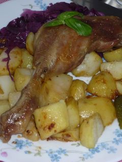 Kacsasült sütőzacskóban sütve recept fotója