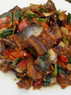 Foto resep Ikan Asin Kecap Pedas
