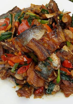 Foto resep Ikan Asin Kecap Pedas