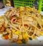 Resep Spagetthi dada ayam jagung pedas manis gurih Sederhana Dan Enak