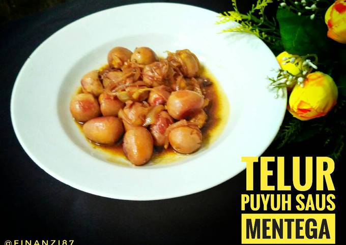 Resep Telur puyuh saus mentega oleh finanzi raizah - Cookpad