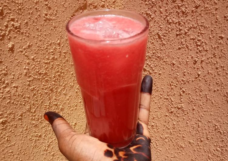 Step-by-Step Guide to Make Perfect Watermelon smoothie