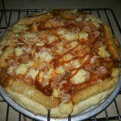 รูปของ homemade pizza