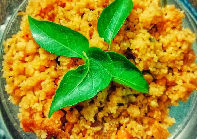 Steps to Make Award-winning புளி உப்புமா (Puli upma recipe in tamil)