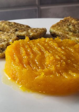 Una foto de Puré de calabaza