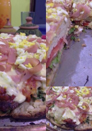 Una foto de Lomo pizza casero mi estilo