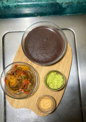 A picture of My Jauregrill-Style Dish: Flavor, Texture, Color, Tradition, Passion, and Love.