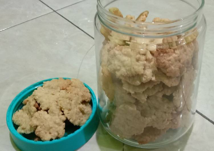 Bagaimana Membuat Cookies oatmel renyah, Enak
