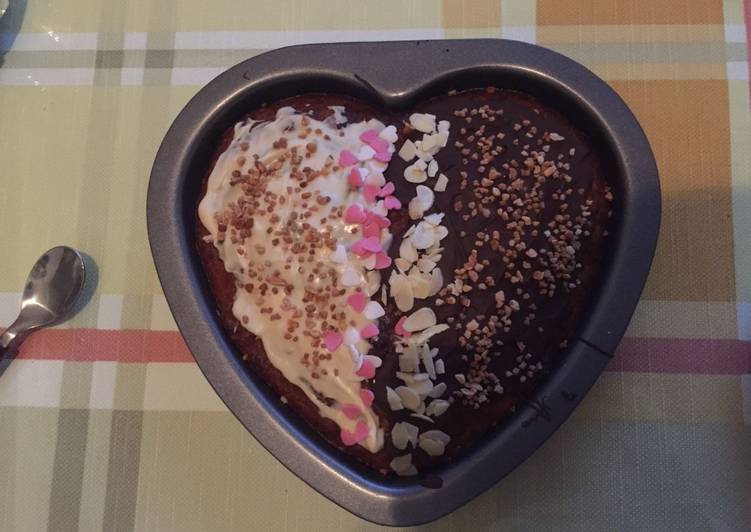 Bizcocho de zanahoria, coco y manzana sin azúcar