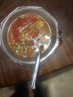 A picture of Vegetable soup.