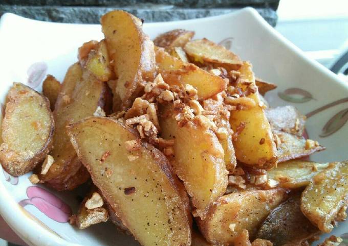 Resep Potato Wedges simple yang Enak