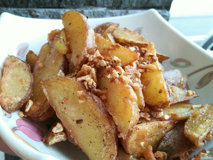 Resep Potato Wedges simple yang Enak