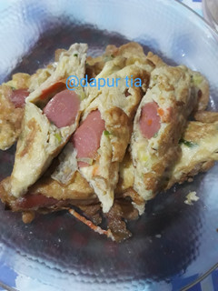 Foto resep Telur dadar sosis