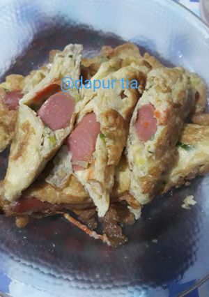 Foto resep Telur dadar sosis