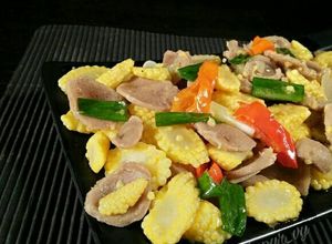 Foto resep TUMIS PUTREN BAKSO Simply Tasty (#pr_jagung)