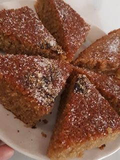 صورة لوصفة بسبوسة بالقهوة