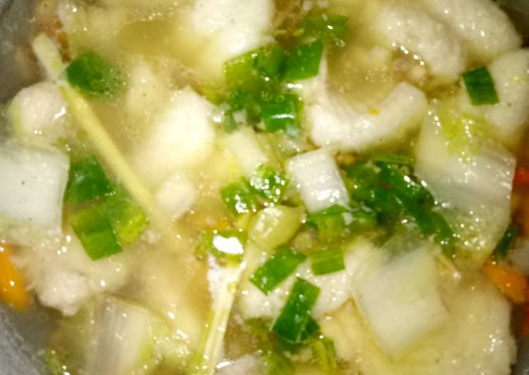 Resep Sup ikan dori, enak sederhana cocok untuk sahurr yang mudah