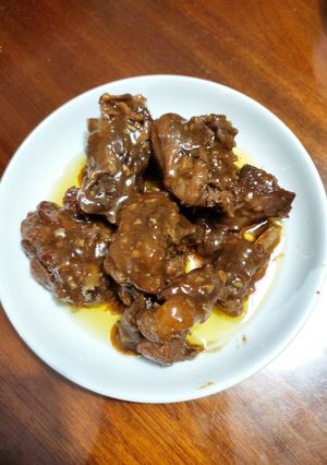 Hình của món Thịt vịt xốt xá xíu.