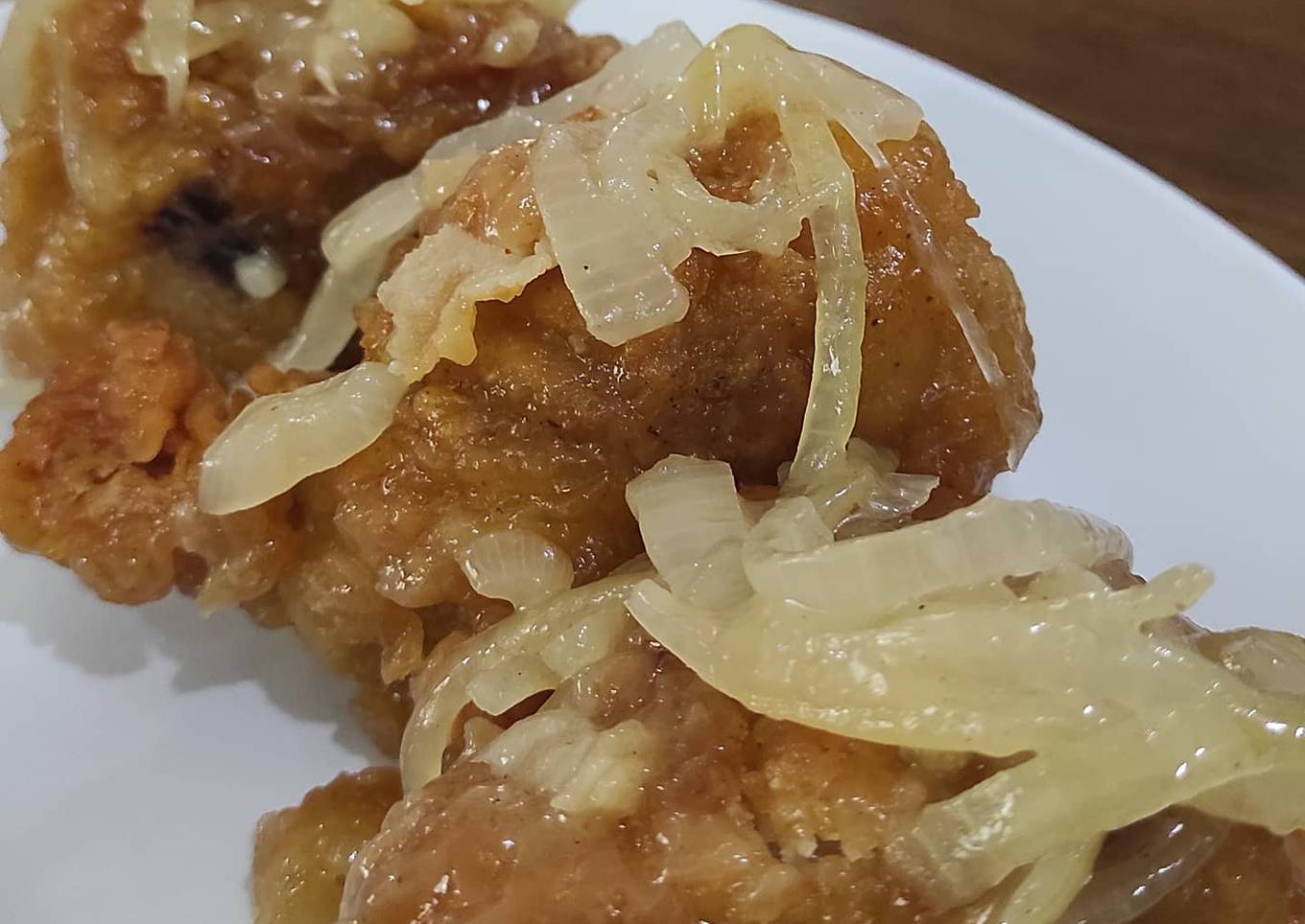 Ayam Goreng Saus Lemon Madu
