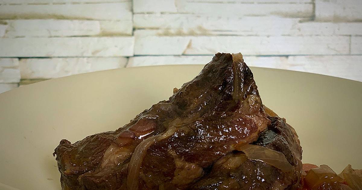 Costillas de cerdo al vino tinto Receta de CocinarParaCuatro- Cookpad