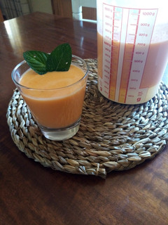 Una foto de Gazpacho andaluz batido