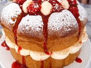 Una foto di torta con lievito di birra