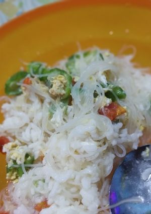 Foto resep Sayur oyong "gambas" telur selimut mi jagung