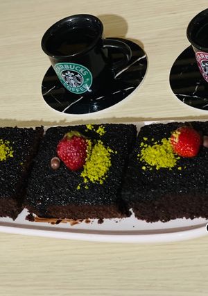 عکسی از دستور کیک خیس شکلاتی🍫🍰