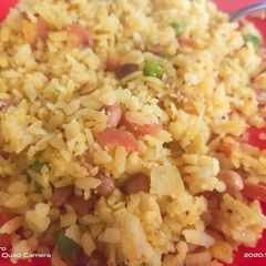 A picture of Vegetable poha.