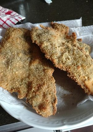Una foto de Milanesa de pollo!