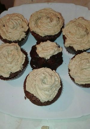 Foto principal de Cupcake de chocolate relleno de crema de queso