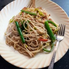 Hakka Noodles A picture of Hakka Noodles.