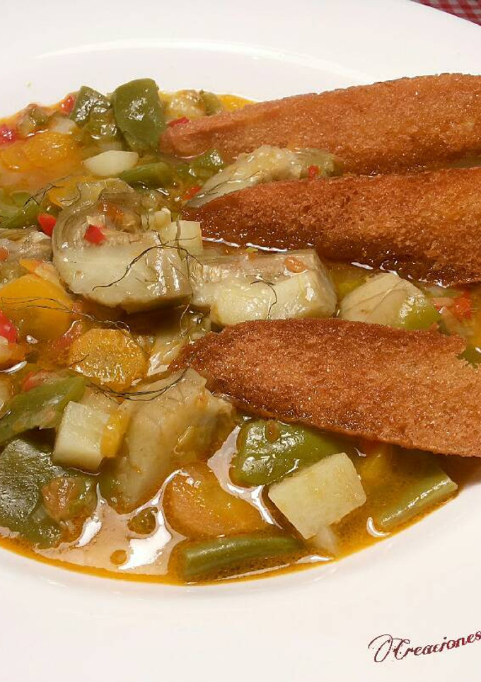Una foto de Sopa de otoño, de verduras orgánicas